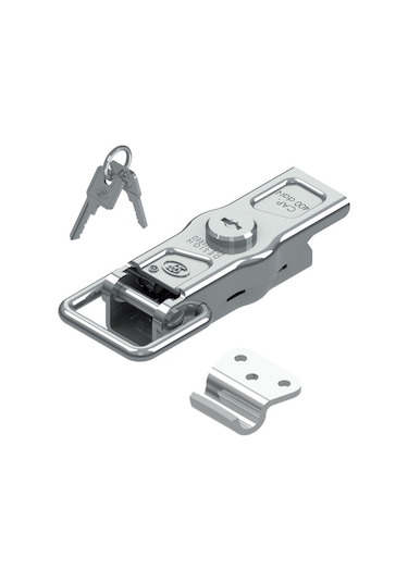 Römork Kasa Kilidi - 101 Mm X 31 Mm - Anahtarlı Kilitli