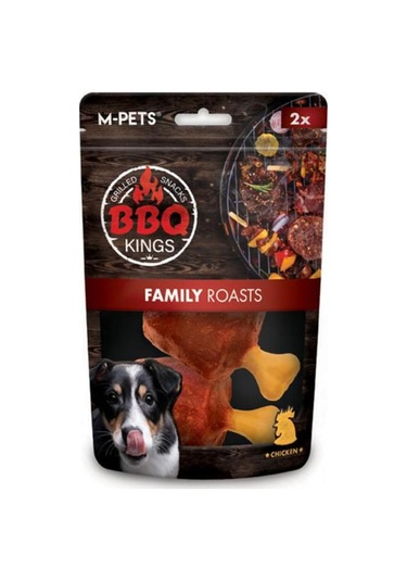 M-pets Bbq Kings Family Roasts Tavuklu Köpek Ödül Maması 105 Gr 2 Adet