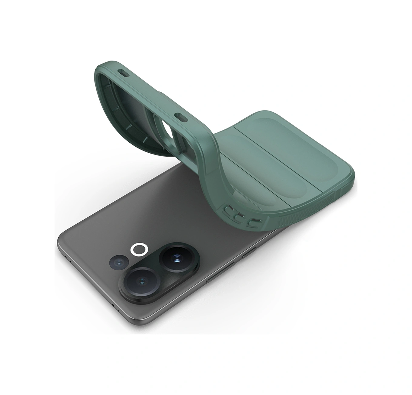 Vivo V60 5g Kılıf Düşmeye Karşı Dayanıklı Yumuşak Tpu Sağlam Telefon Arka Kapağı - Yeşil Yeşil