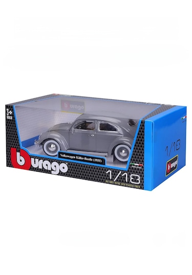 Burago 1:18 Volkswagen Kafer - Beetle Nardo Gri Model Araba