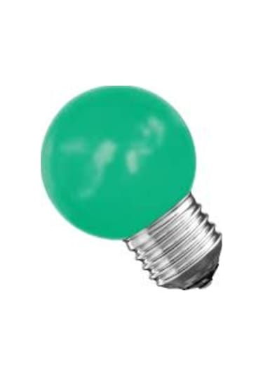 10 Lu Paket Global 1W E27 Yeşil Led Gece Lambası