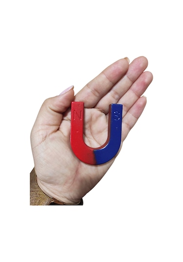 U Mıknatıs Dev Boy 6x5 Cm Boyunda Deney Mıknatısı - 1 Adet