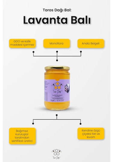 Toros Dağı Lavanta Balı 860 G