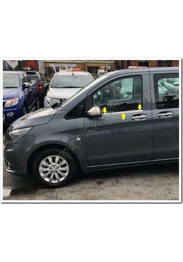 Markadan Mercedes Vito Krom Cam Çıtası 2014 Sonrası 2 Parça Pasla