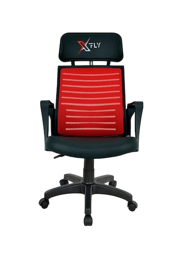 Xfly Plastik Ayaklı Oyuncu Koltuğu-Kırmızı File-2390C0545