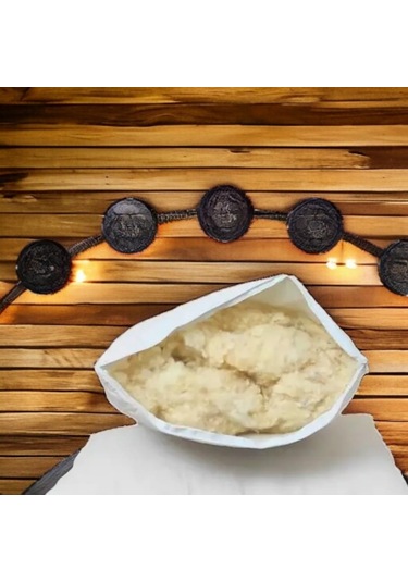 %100 Merinos Boncuk Kuzu Yünü Dolgulu Yastık 50 X 70 Cm Ebat 1000 Gr Orta Sertlik Koruyucu Hediyeli Beyaz