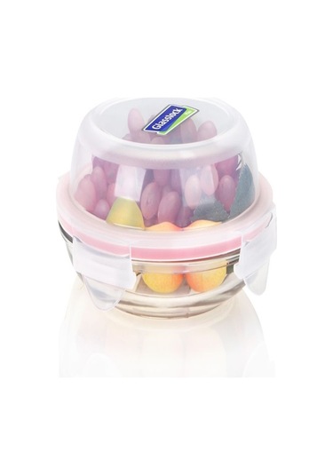 Primanova Glasslock Yuvarlak Plus Saklama Kabı 350 ML