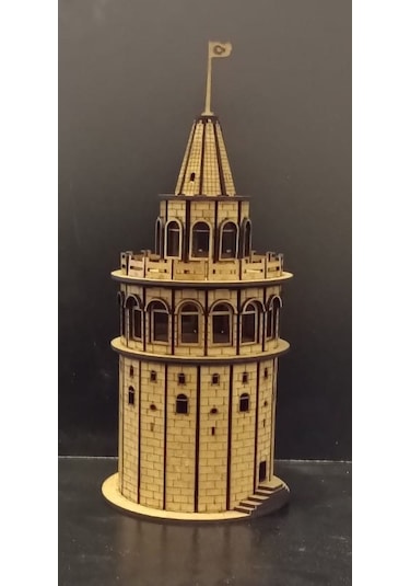 TLR hobi Galata Kulesi Ahşap Maket