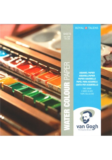 Talens Van Gogh Cold Press Sulu Boya Defteri Blok 300 G 30x30