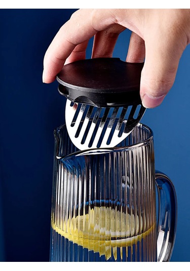 Glassreflection Korkulu Cam Su Sürahisi 1300 Ml 343342360