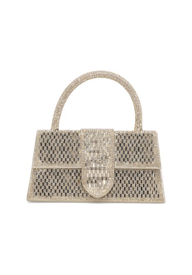 Guja 25kc1285 Kadın Taşlı El Abiye Çanta Altın Altın