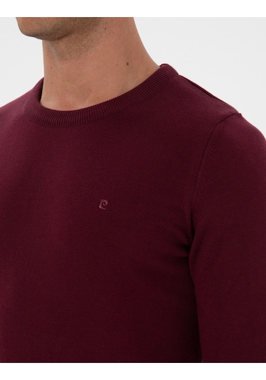 Pierre Cardin Erkek Plum Kazak /triko 50315509-vr177 Plum