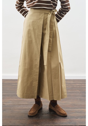 Etek Görünümlü Pantolon Kamel Kamel