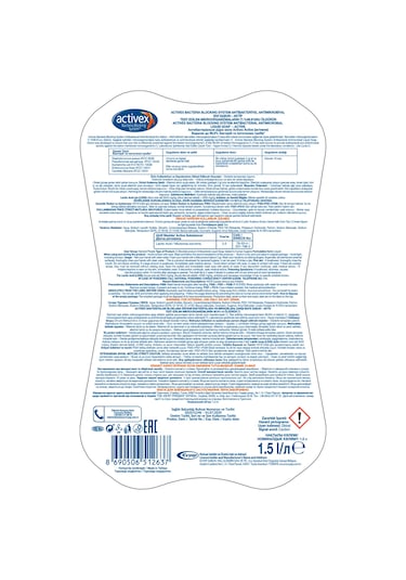Activex Aktif Sıvı Sabun 1500 ML + 1 L + 500 ML