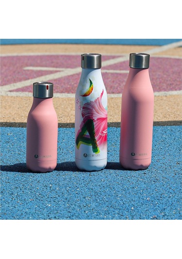 Les Artistes Paris Isı Yalıtımlı Çelik Termos Matara 500ml Pembe 3+ Yaş / Pembe