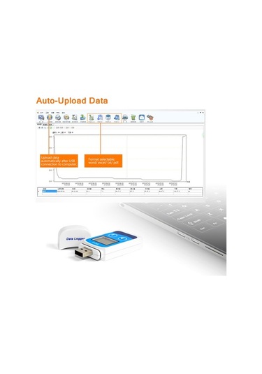 Tongxida Usb Sıcaklık Kaydedici -30 C +70 C, Gıda/ilaç Depolama Ve Taşıma İçin Yüksek Hassasiyetli