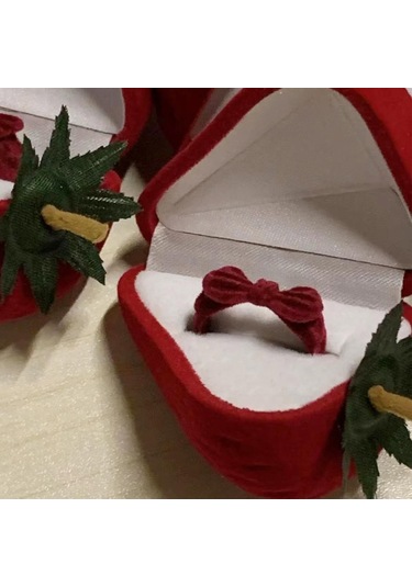 Homyl Yaratıcı Yüzükler Tören Teklifi Için 2-adet 2 Adet