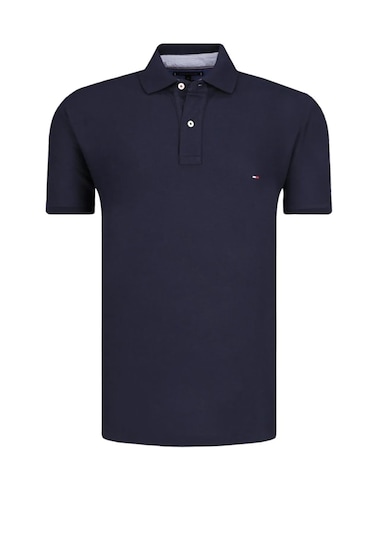 Tommy Hilfiger Polo Yaka Pike Erkek T-shirt Lacivert