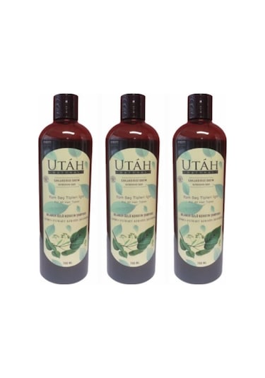 Utah Ihlamur Özlü Keratin Saç Şampuanı Tüm Saçlar 3 x 700 ML