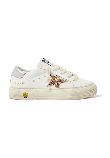 Golden Goose Çocuk Vintage Deri Sneaker Beyaz