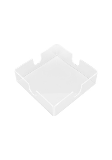 Mufunye Açık Akrilik Servis Peçete Tutucu - Mutfak, Banyo, Restoran Ve Bar İçin Pratik U-şekilli Tasarım Diğer