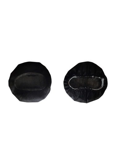 White Guard 50lik Paket 11 Cm L Uyumlu Siyah Tek Kullanımlık Kulaklık Bonesi-kulaklık Kılıfı