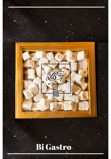 Sütlü Fındıklı Çifte Kavrulmuş Kuş Lokumu - Türk Lokumu - 400 Gr