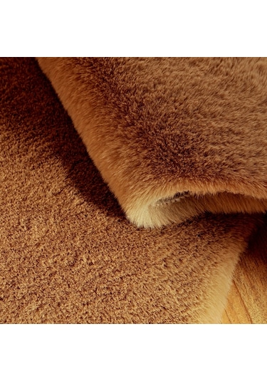 Tappeto Re x  Tavşanı Çift Kafa Post Camel (22 mm Tüy)-60 x 100