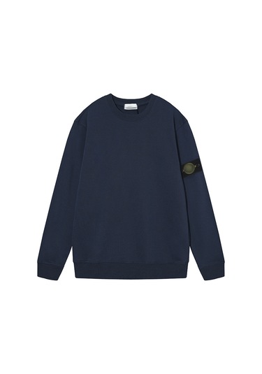 Unisex Çift Yuvarlak Yakalı Sweatshirt Lacivert