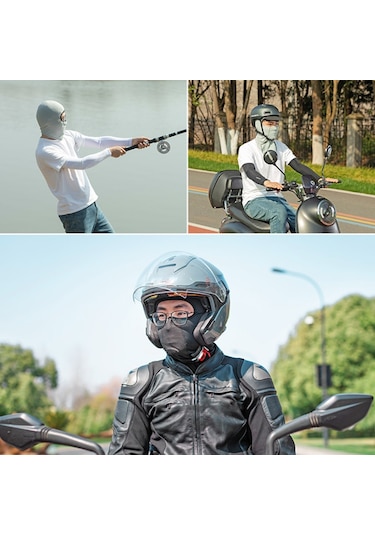 Rockbros Lf8065 Outdoor Motosiklet Yüz Maskesi Streç Balaklava (537496923)