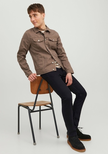 Jack & Jones Glenn 046 Slim Jean 12113450 Black Denim Siyah - Mavi