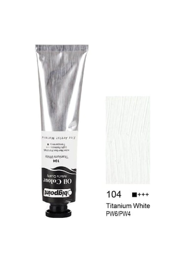 Yağlı Boya 45 Ml. 104 Titanium White - Beyaz - Ortaokul Diğer
