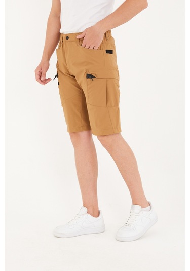 Camp Scoutland Camp725 Outdoor Tactical Su İticili Yazlık Erkek Taktik Şort - Hardal