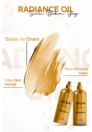 Uraw Radiance Oil Bitkisel Yağ Kompleksi 125 ML