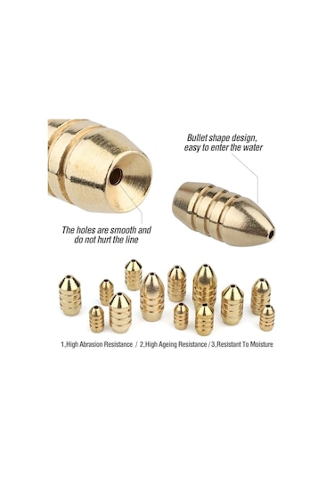 MSO Olta Balıkçılık VIP Kalite Misina Mermi Tip Ağırlık Kurşun