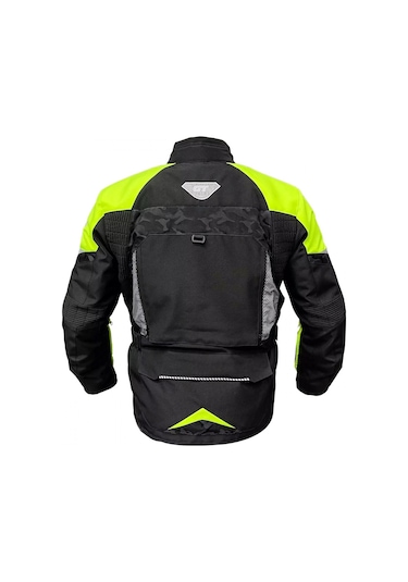 Forte Gt Assos 4 Mevsim Erkek Mont 3 Katmanlı Siyah-Neon