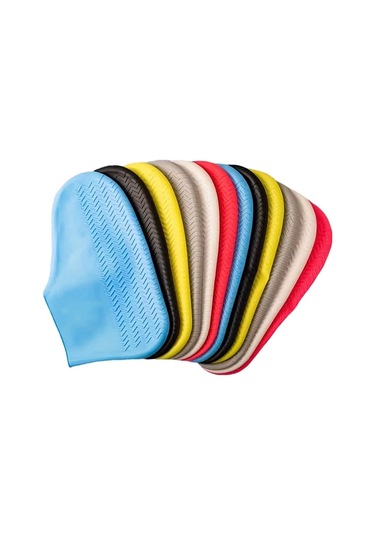 Willowhaven 5 Pairs Mixed Colors Su Geçirmez Lateks Ayakkabı Kılıfları Erkek Ve Kadın İçin Kalın Kaymaz Dayanıklı Altın