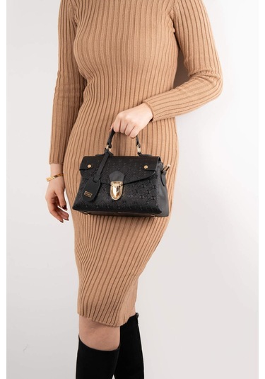 Silver Polo Kadın El Ve Çapraz Çanta 1159 Siyah