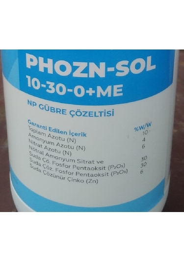 Supersol Phozn-sol 1 Lt - Sıvı Gübre 1 Lt