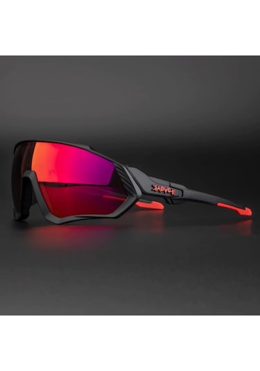 Kapvoe Typhoon Değişebilir 5 Lens Mtb Polarize Bisiklet Spor Dağ