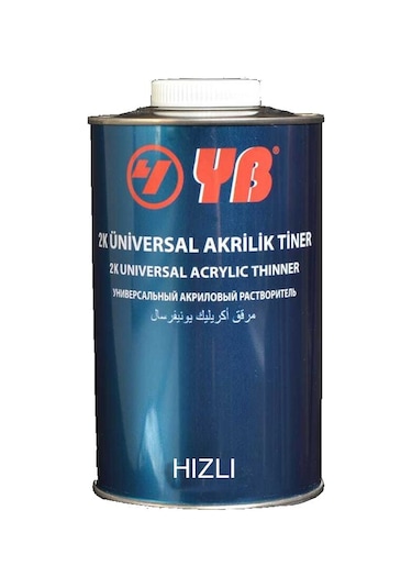 Yb 2K Universal Akrilik Tiner Hızlı 1 Litre