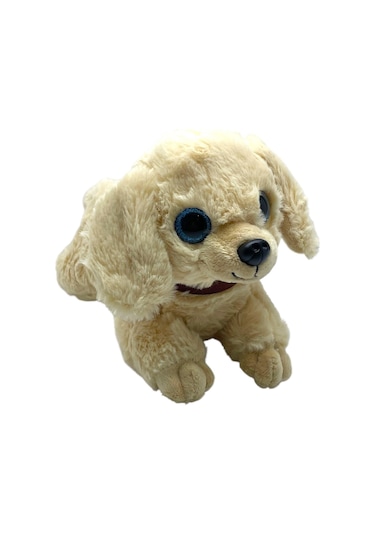 20 Cm Oyuncak Sesli Havlayan Yatan Peluş Köpek Çok Renkli