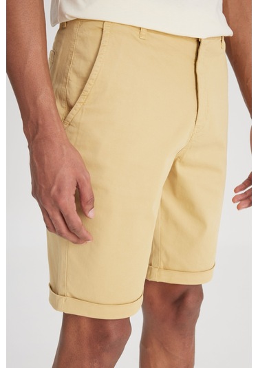 Regular Fit Normal Kesim Normal Bel Camel Şort L231145211 Camel