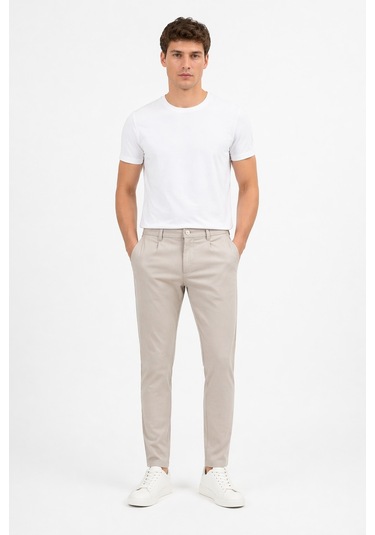 Cazador Erkek Jogger Slim Fit Pantolon 04020 Bej Cazador Erkek Jogger Slim Fit Pantolon 04020 Bej