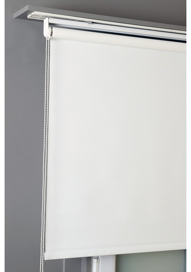 Karartma Blackout Beyaz Stor Perde Beyaz