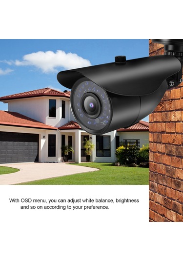 Geeroyoo Dış Mekan Metal Ip66 Su Geçirmez Kamera - Ahd/tvı/cvı/cvbs Dörtlü Sisteme Destek, 3.6mm Lens, 20m Ir Gece Görüşü, 720p Pal