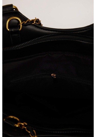 Defacto Kadın Suni Deri El Çantası D4674axnsbk27 Siyah