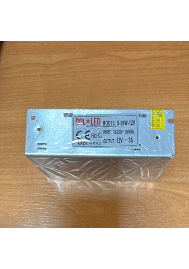 Bolled 12 Volt 3 Amper Metal Kalın Kasa Adaptör