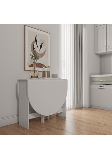 Pratik Katlanır-açılır Kapanır Yuvarlak Mutfak Yemek Ma