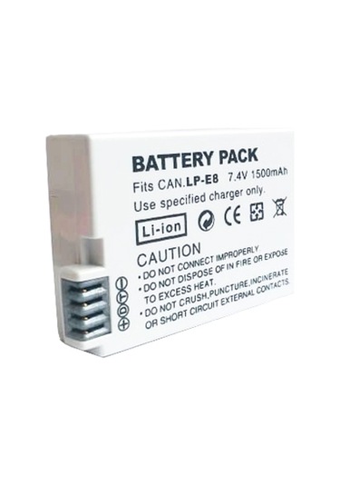 Canon Eos 550D 600D 650D 700D için Lp-E8 Batarya Pil Lpe8